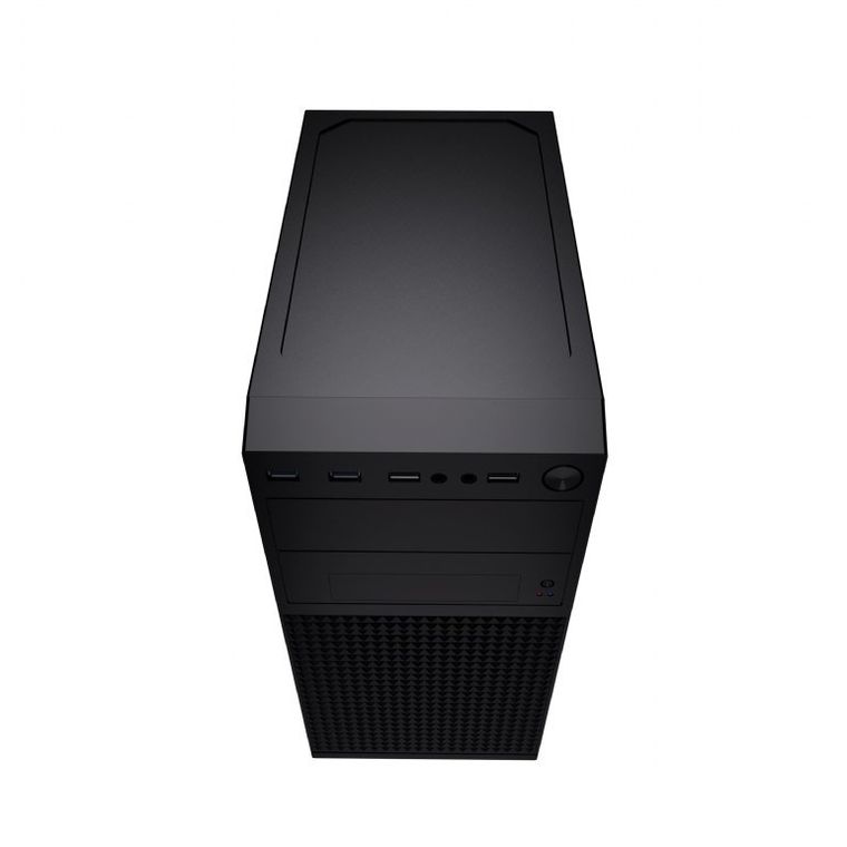 Gembird, obudowa komputerowa, Fornax K300, Micro-ATX, 2x USB 3.0 + 2x USB 2.0 czarna