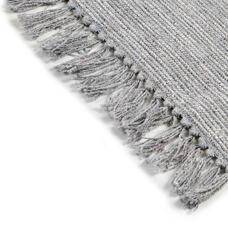 Giftdecor, dywan z frędzlami z naturalnej bawełny, 80-120 cm