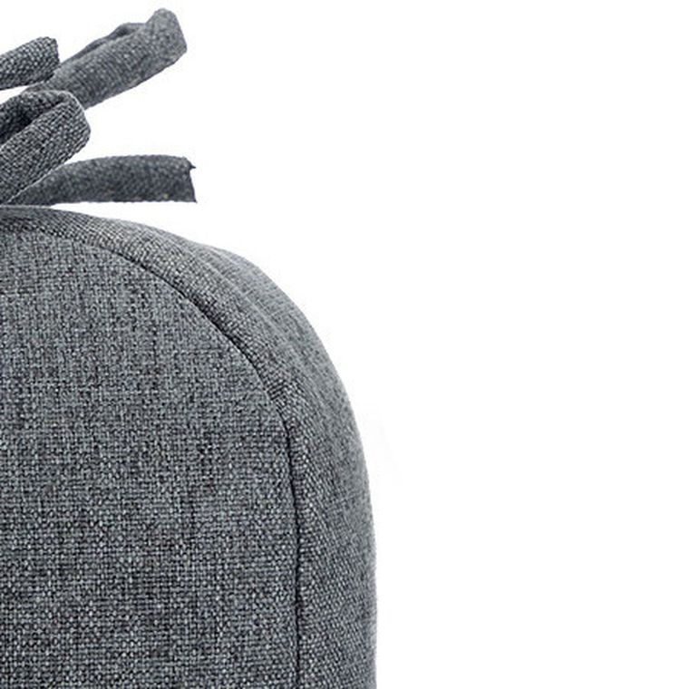 Giftdecor, poduszki na krzesło z pikowaniem i troczkami, 40-40 cm