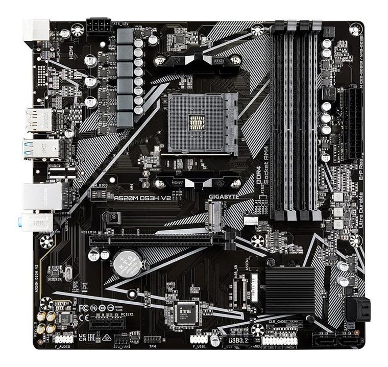 Gigabyte, płyta główna, A520M DS3H V2