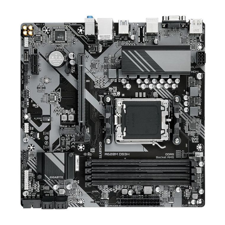 Gigabyte, płyta główna, A620M DS3H AM5 4DDR5 HDMI/DP M.2 mATX