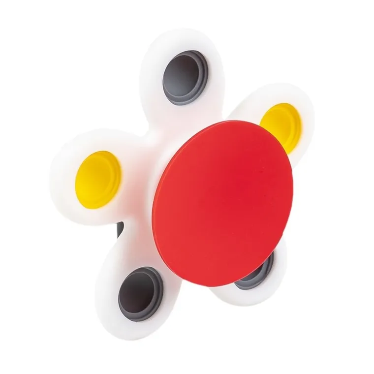 GiliGums, zakręcony kwiatek pop it, kontrastowy