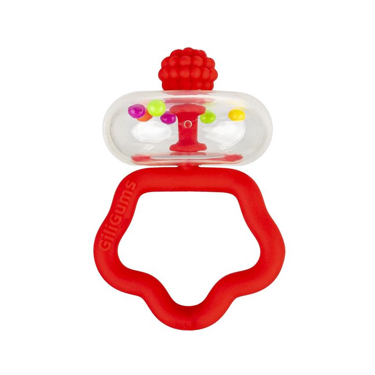 GiliGums, zestaw grzechoczący, czerwony