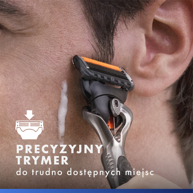 Gillette, Fusion ProGlide, wymienne ostrza do maszynki do golenia, 4 szt.