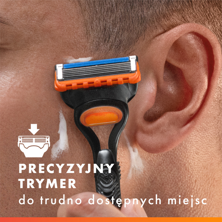 Gillette, Fusion, wymienne ostrza do maszynki do golenia, 2 szt.