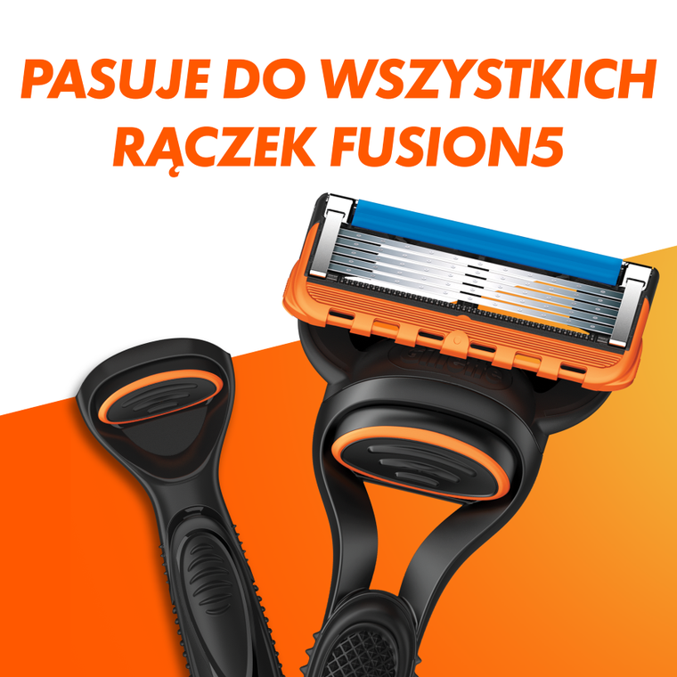 Gillette, Fusion5, ostrza wymienne do maszynki do golenia, 12 szt.