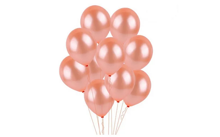 Girlanda balonowa, rose gold, 79 szt.