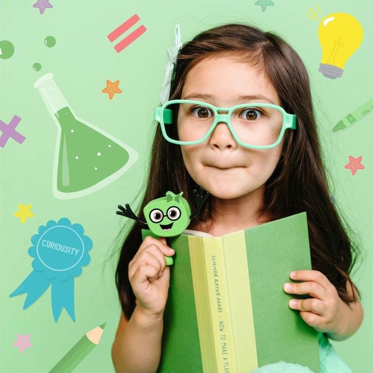 Glo Pals, Pippa, postać do kąpieli i kostki sensoryczne świecące w wodzie, zestaw