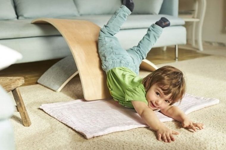 Goki, deska do balansowania, drewniana