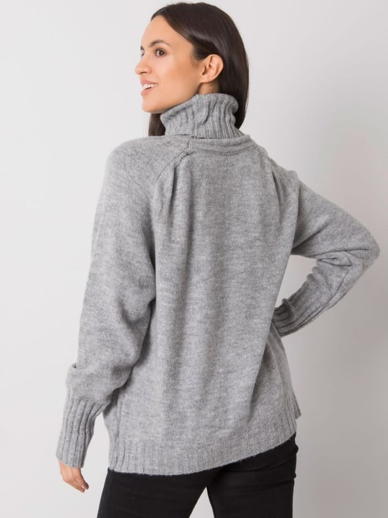 Golf damski, szary, Rue Paris