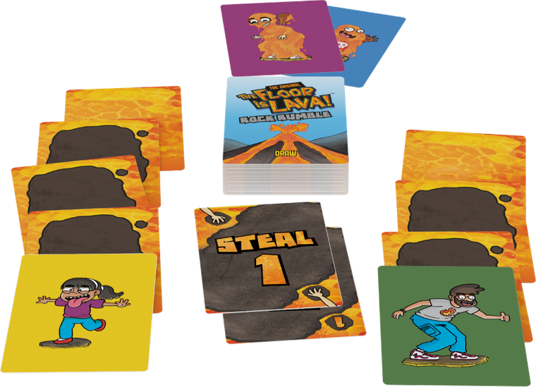 Goliath, Podłoga to Lawa, gra karciana