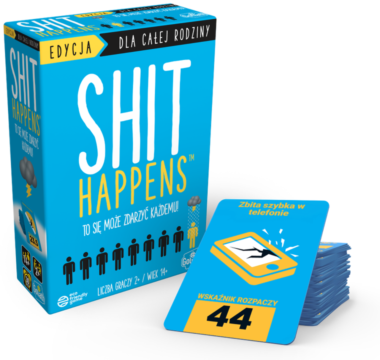 Goliath, Shit Happens, edycja rodzinna, gra towarzyska