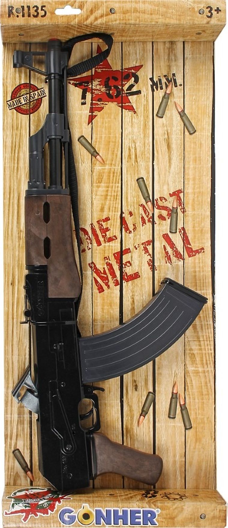 Gonher, karabin komandosa, metalowy, 8 naboi