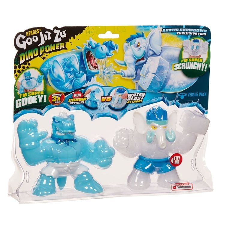 Goo Jit Zu, Arctic Showdown, elastyczne figurki, zestaw, 2 szt.