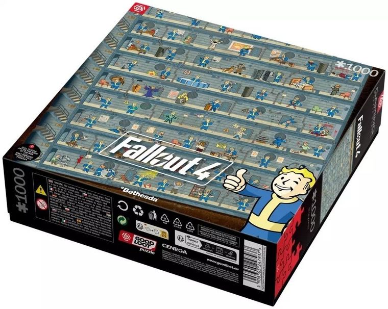 Good Loot, Gaming, Fallout 4 Perk Poster, puzzle, 1000 elementów