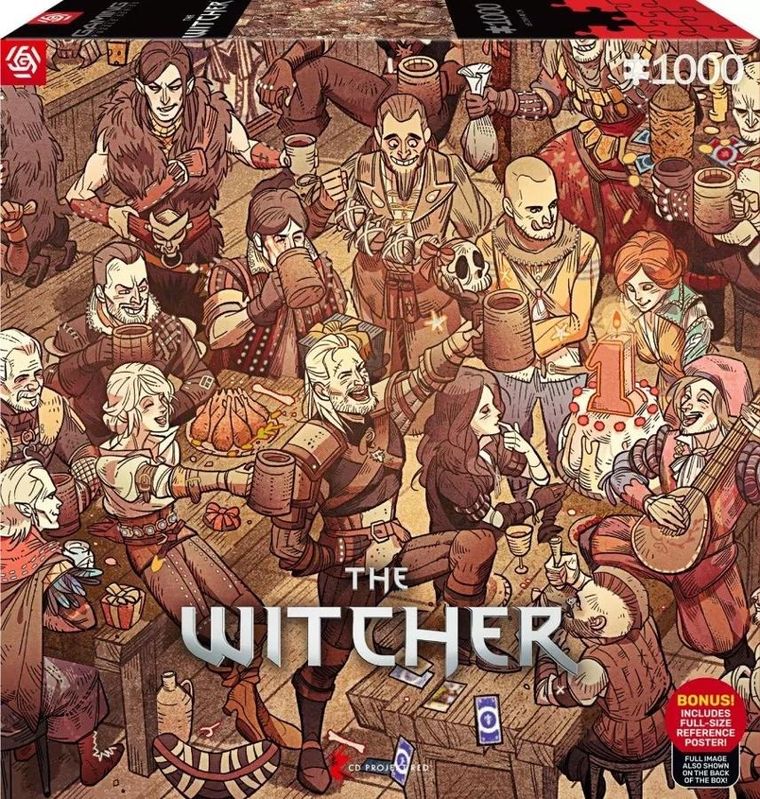 Good Loot, Gaming, The Witcher, Birthday, puzzle, 1000 elementów