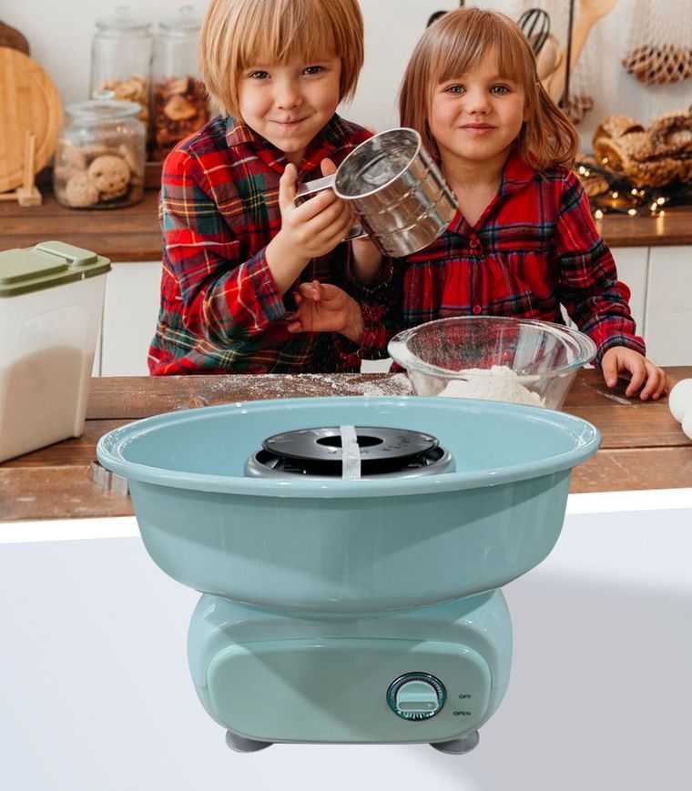 Gordon Trade, maszyna do waty cukrowej, niebieska