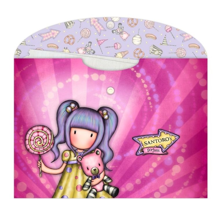 Gorjuss, Fairground, Carousel, First Prize, zestaw teczek A4