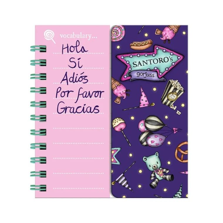 Gorjuss, Fairground, Up and away, notes do nauki słówek, 1 szt.