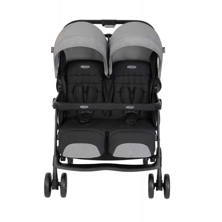 Graco, DuoRide, wózek spacerowy dla bliźniąt, Steeple Gray