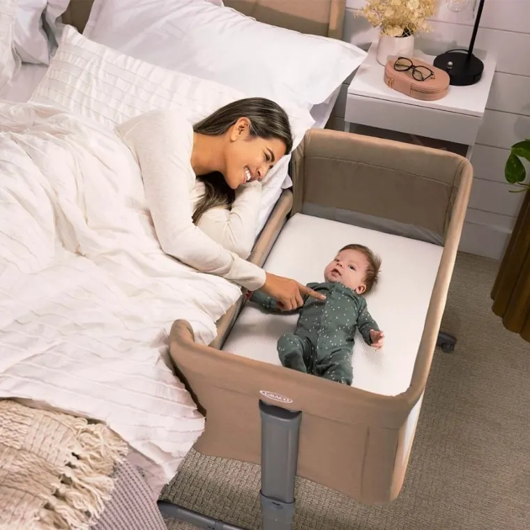 Graco, Sweet2Sleep, łóżeczko niemowlęce, Oatmeal