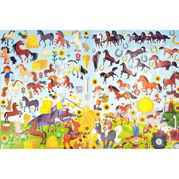 Grafix, Magiczny świat koni, książka z naklejkami