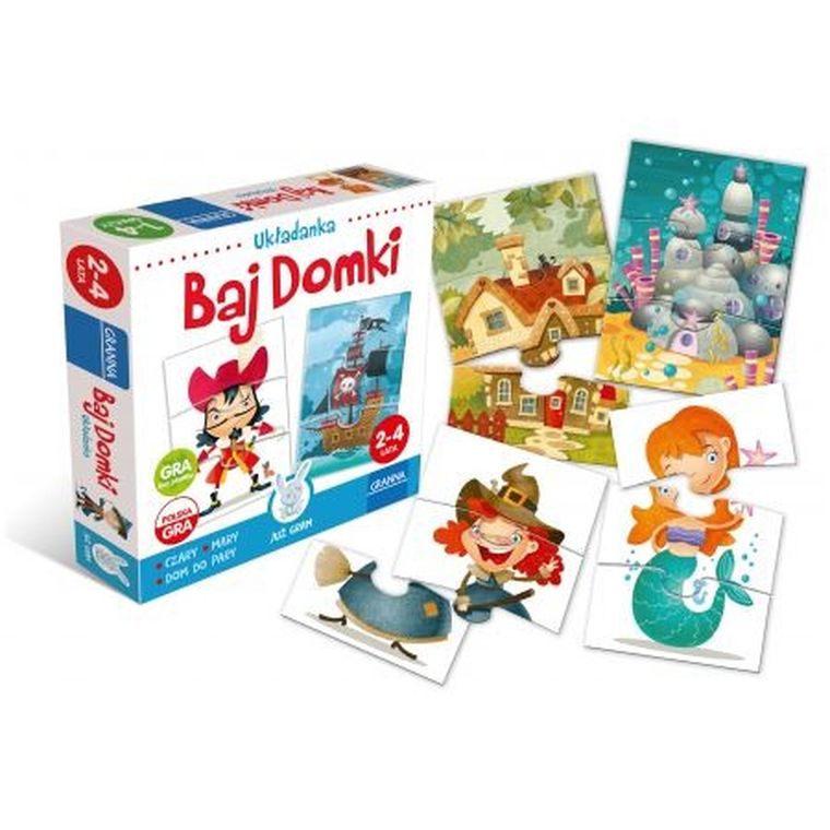 Granna, Już gram, Baj Domki, układanka, gra familijna