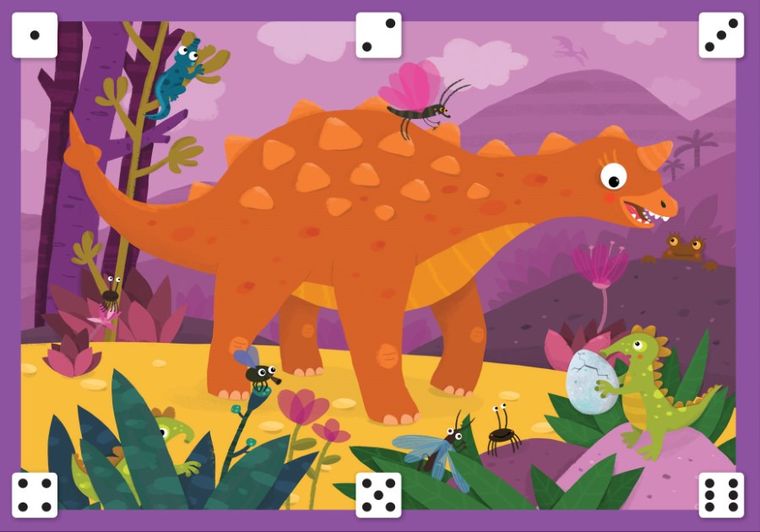 Granna, Moje Dinozaury, układanka edukacyjna