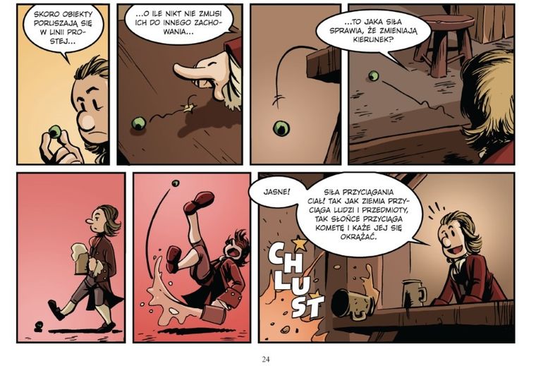 Grawitacja w akcji. Newton. Najwybitniejsi Naukowcy