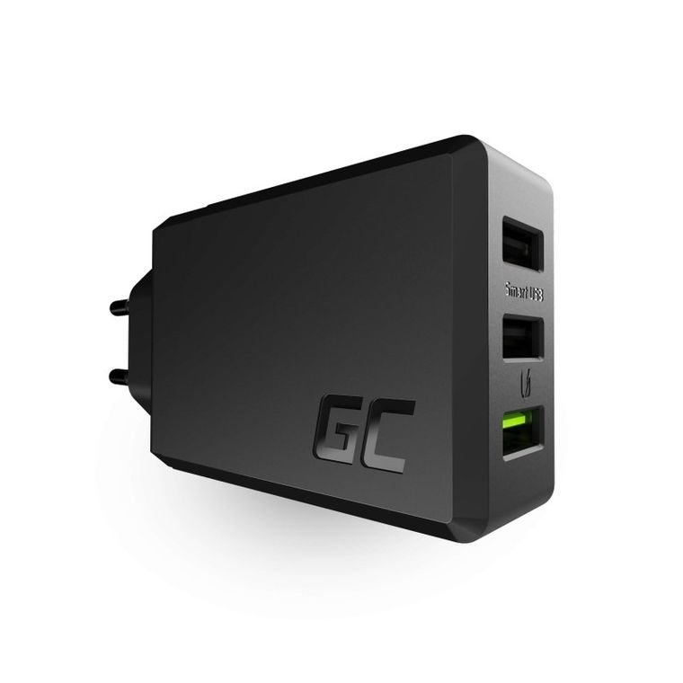 Green Cell, ładowarka sieciowa, ChargeSource 3, 30W, 3xUSB, UltraCharge