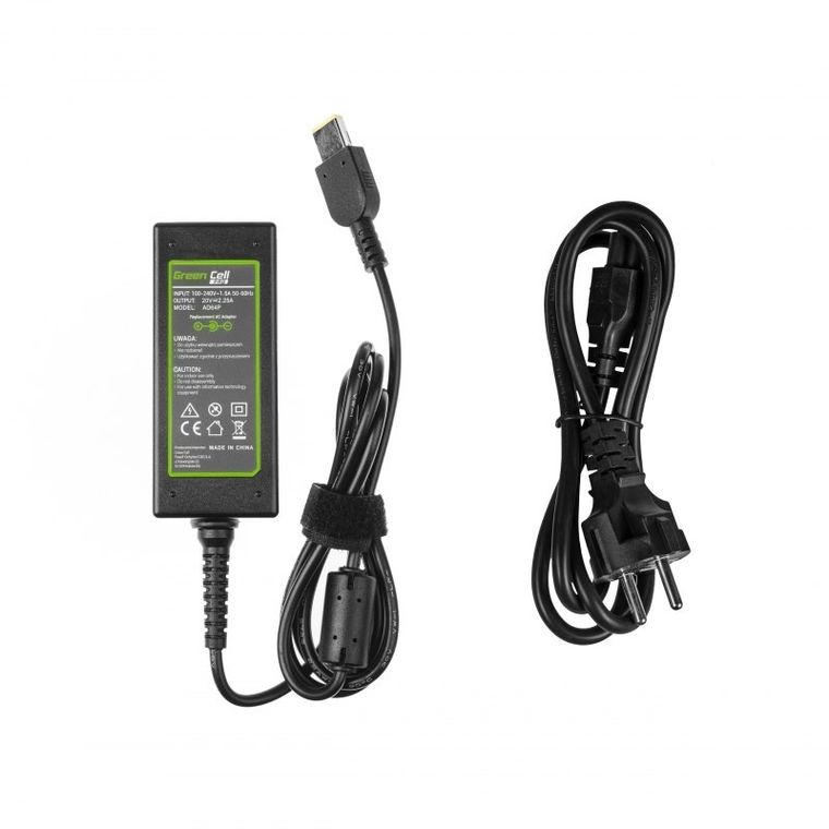 Green Cell, zasilacz, Ad64p Lenovo 20v 2.25a 40w