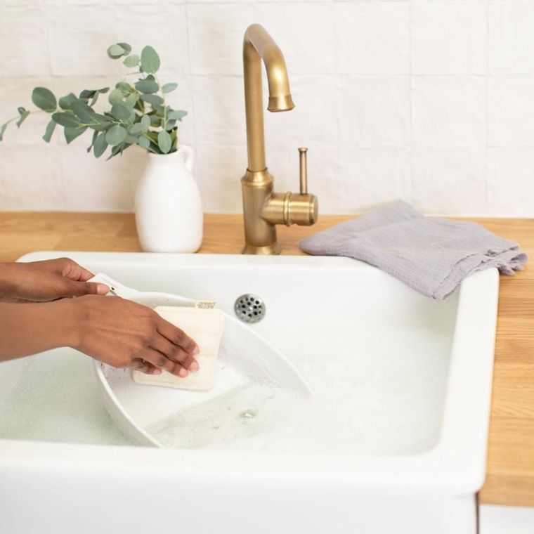 GreenAware, roślinna myjka do naczyń, luffa