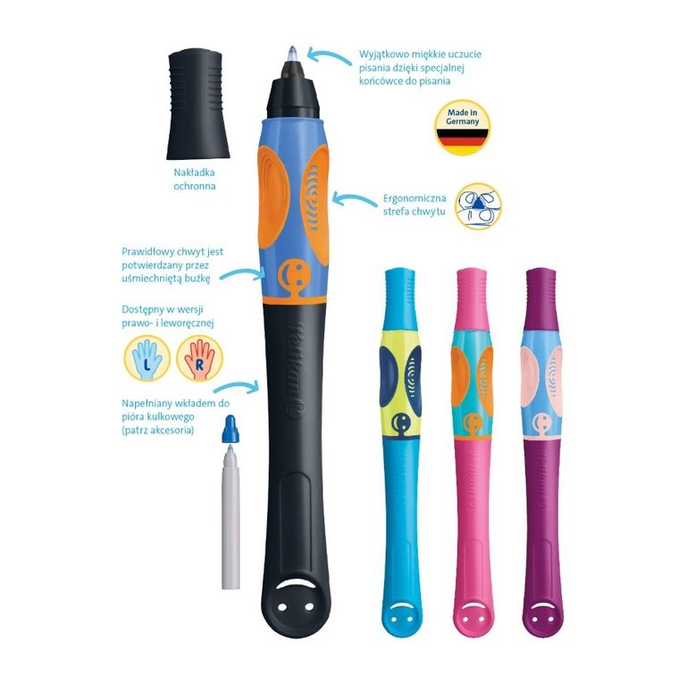 Griffix, pióro kulkowe, Neon Black