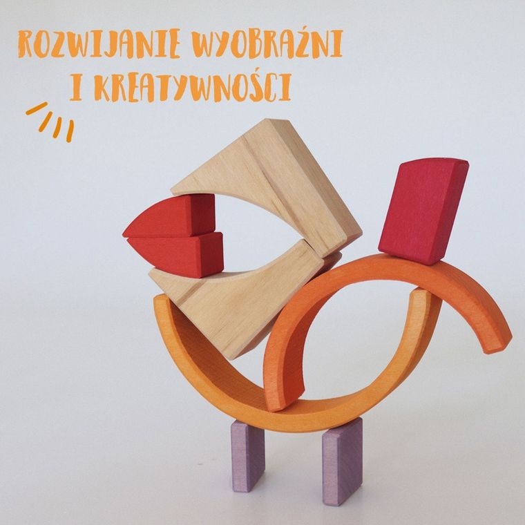 Grimms, Kolory pustyni, układanka drewniana w ramce