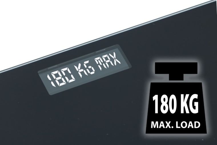 Grundig, waga łazienkowa, czarna