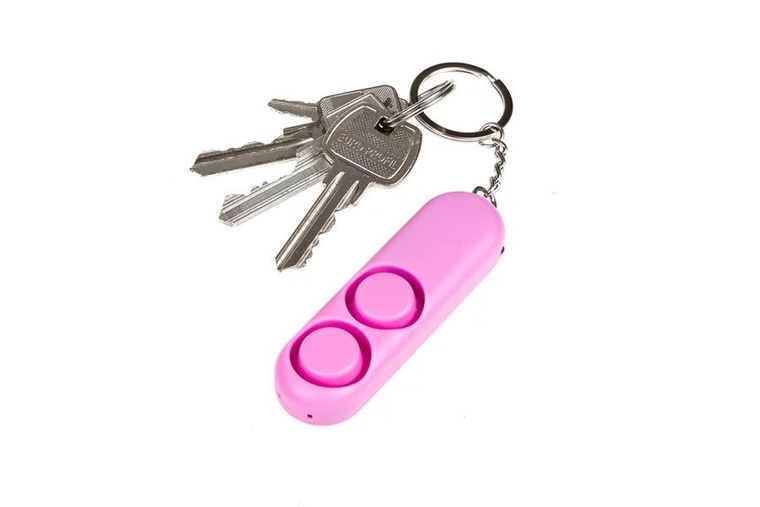 Guard, alarm osobisty Piranha róż, 2 syreny-130dB, YC-001-PI