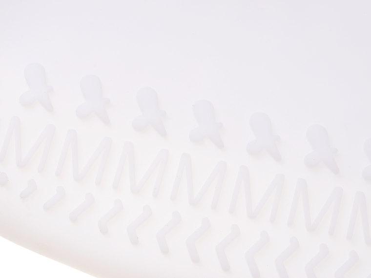 Gumowe wodoodporne ochraniacze na buty, białe, rozmiar 35-39