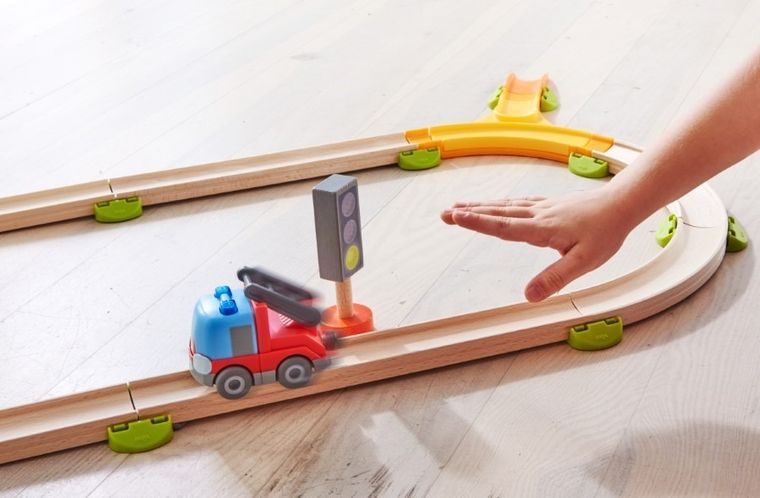 Haba, kullerbu, wóz strażacki, pojazd z drabinką