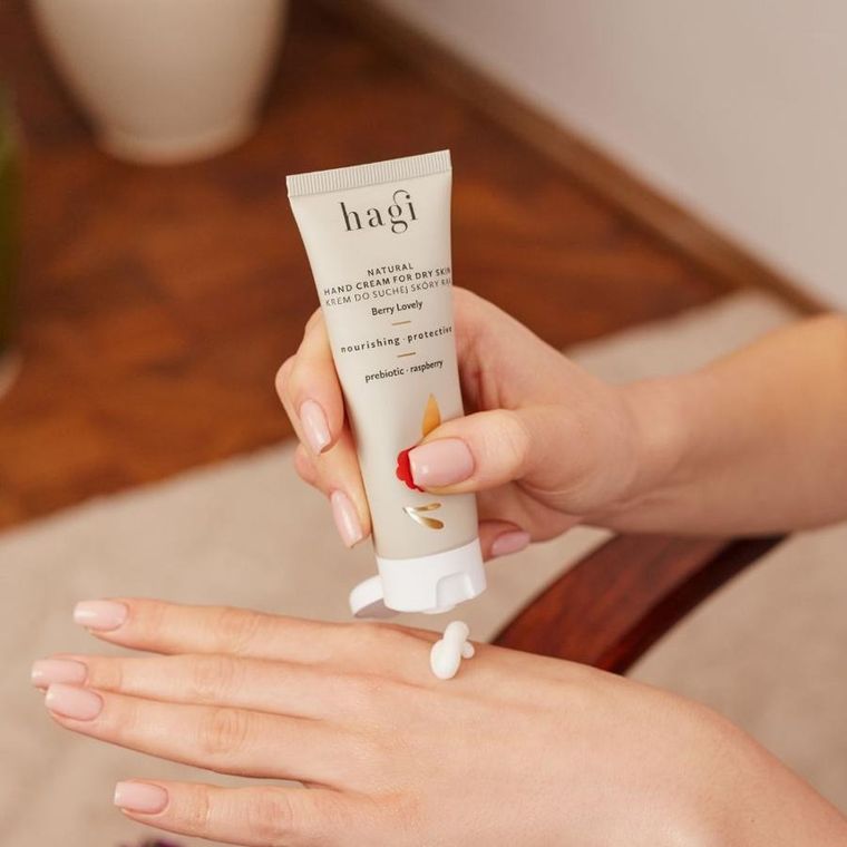 Hagi, krem do rąk odżywczo-ochronny, Malinowy Chruśniak, 50 ml