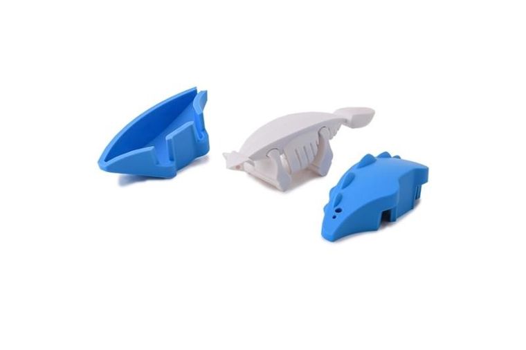 HalfToys, magnetyczna figurka do składania z makietą, Dinozaur Ankylozaur, 5 elementów