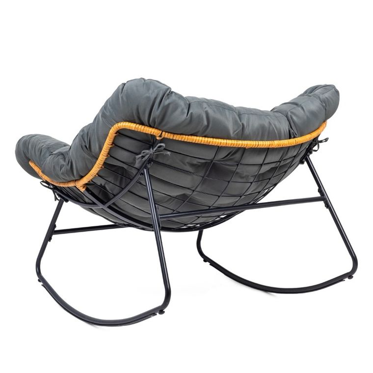 HaloFuture, bujany fotel, kokon skandynawski XL, szary