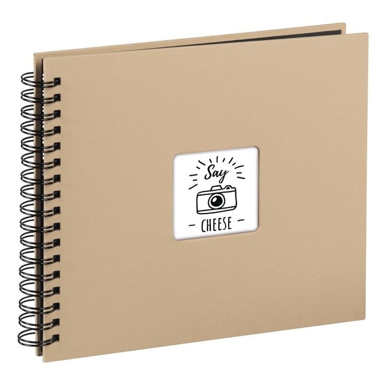 Hama, album do zdjęć, Fine Art, taupe, 28-24 na 50 zdjęć, czarne kartki