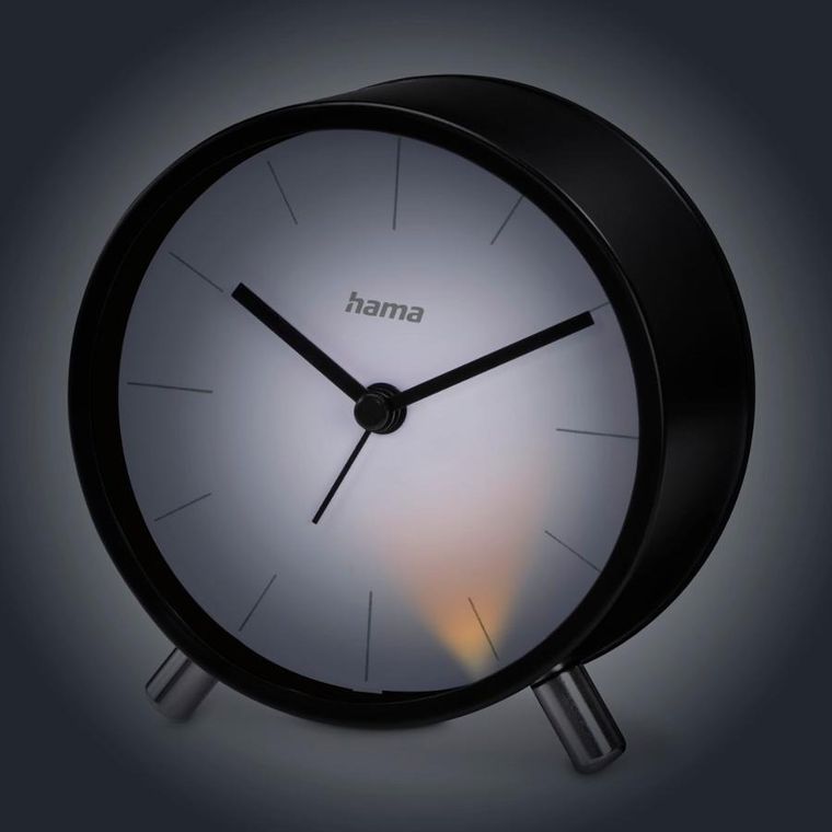 Hama, budzik, flores, czarny