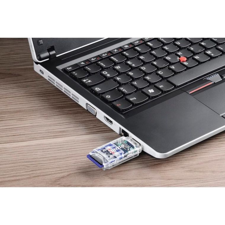 Hama, czytnik kart SD/microSD 8w1