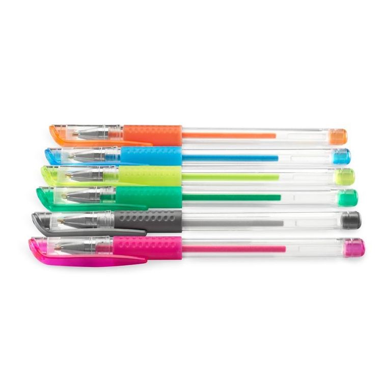 Hama, Glitter&classic, zestaw 6 długopisów żelowych