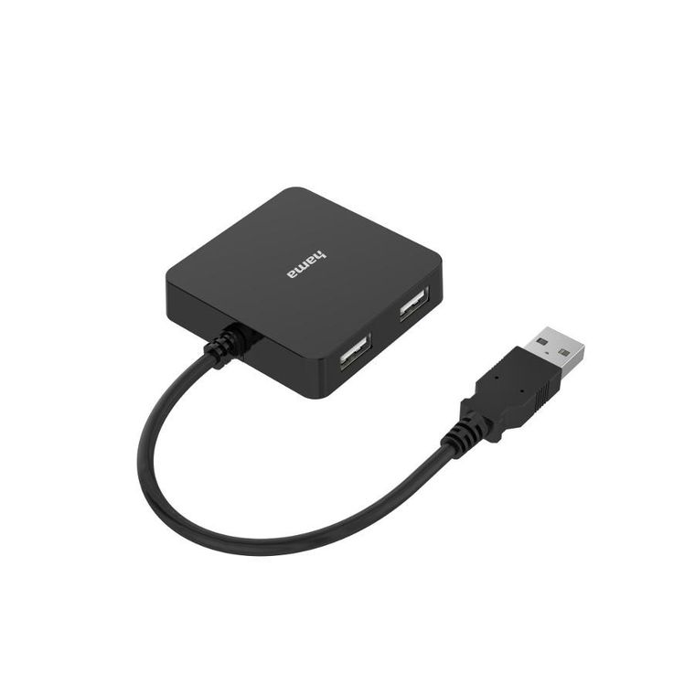 Hama, hub USB, 4 porty USB 2.0, 480 mbit/s