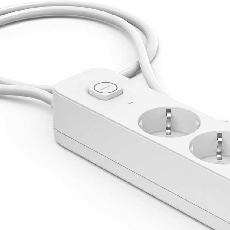 Hama, listwa zasilająca, 3-drożna, ochrona przeciwprzepięciowa, 1,4 m, biała