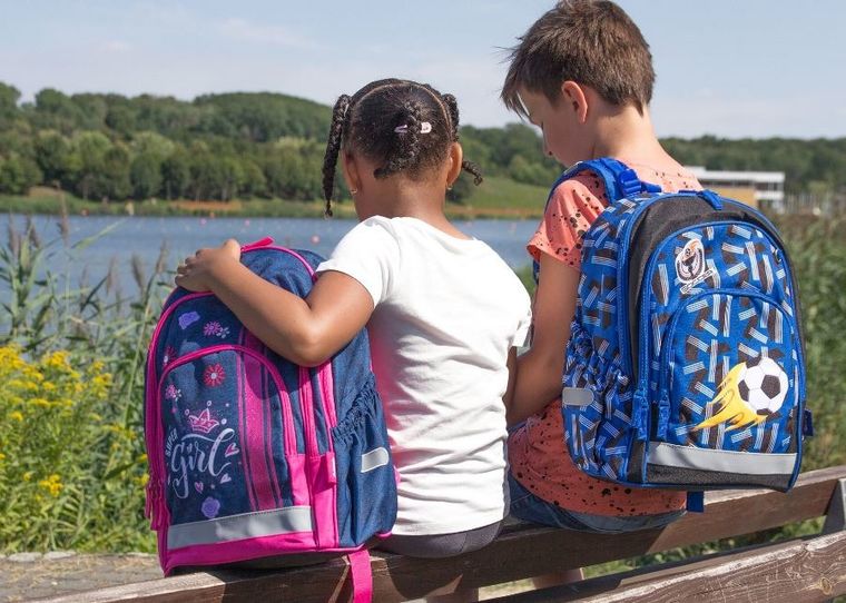 Hama, plecak szkolny, 2-komorowy, Jeans Girl