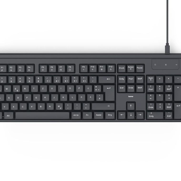 Hama, przewodowa klawiatura komputerowa, CK-100