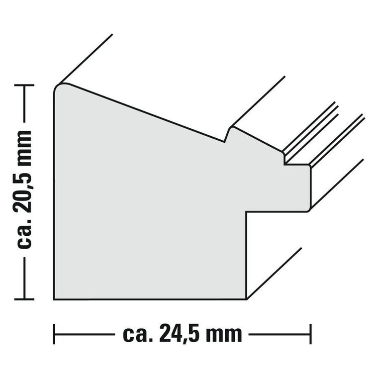 Hama, ramka Cozy, antyczna biel, 13-18 cm